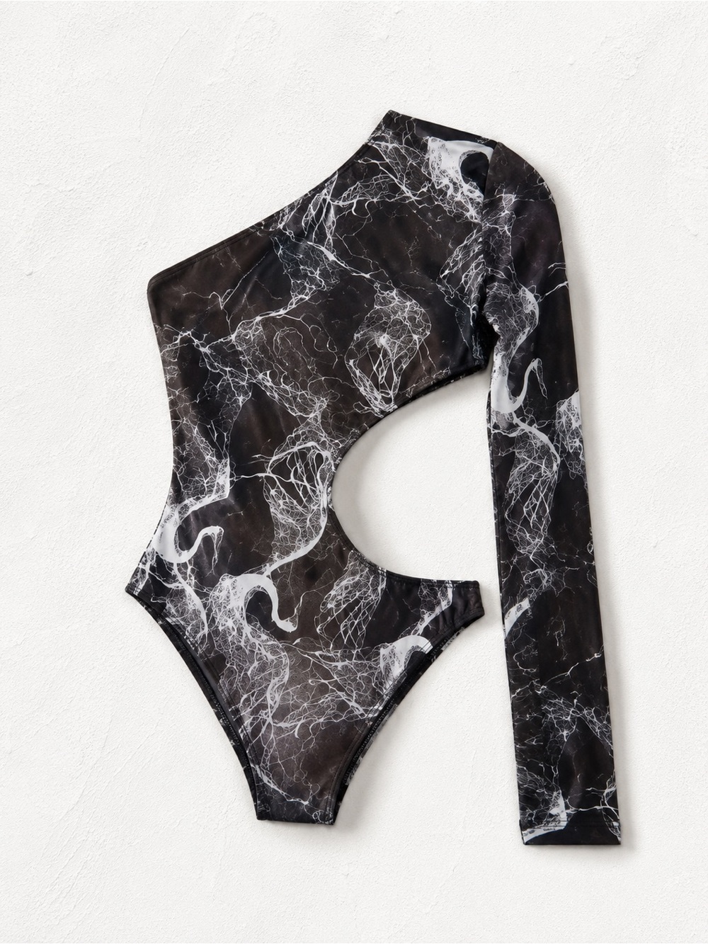 NWOT HAUTY  MESH CRANE CUT OUT BODYSUIT S